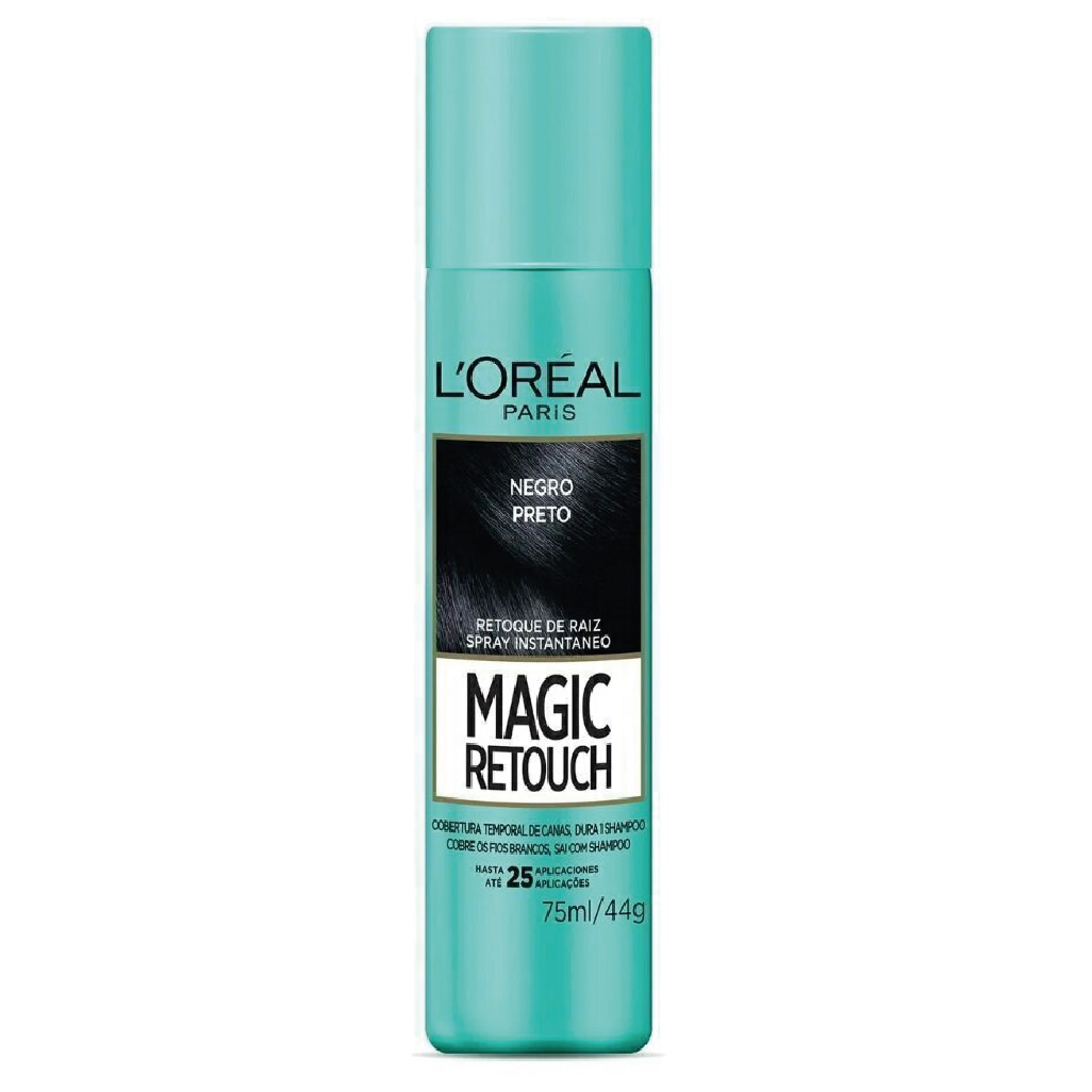 LOREAL RETOCADOR DE RAICES MAGIC RETOUCH NEGRO PRETO X 75 ML.